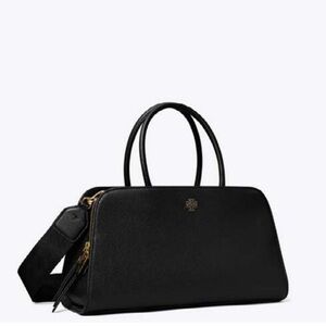 Tory Burch Britten Small Center Zip Satchel Shoulder Bag